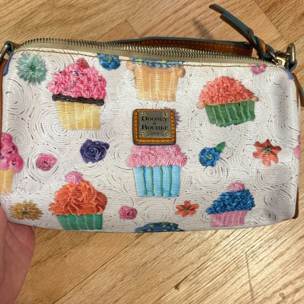 Limited Edition Doomie & Bourke Cupcake Print Purse - Multicolor